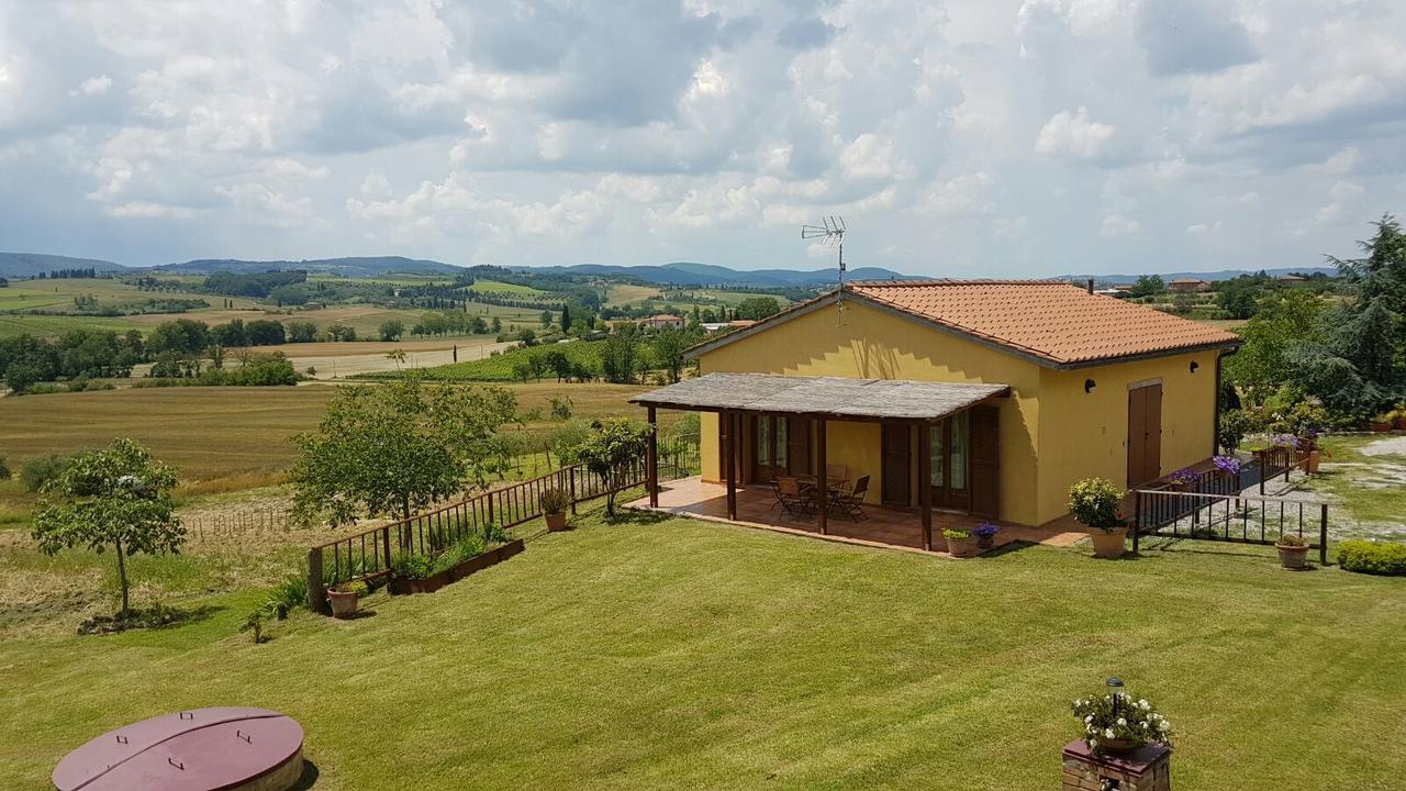 Вилла Casina Di Pacina Аббадия-ди-Монтепульчано Экстерьер фото